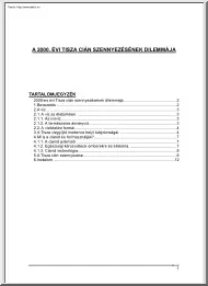A 2000. évi Tisza cián-szennyezésének dilemmája