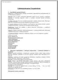 Vállalatgazdaságtan vizsgakérdések