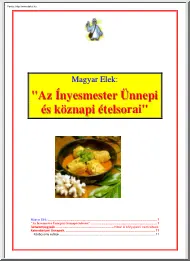 Magyar Elek - Az Ínyesmester ünnepi